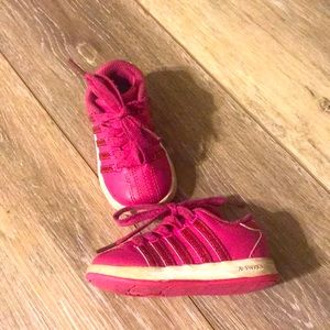 K Swiss baby girl pink sneakers Size 5
